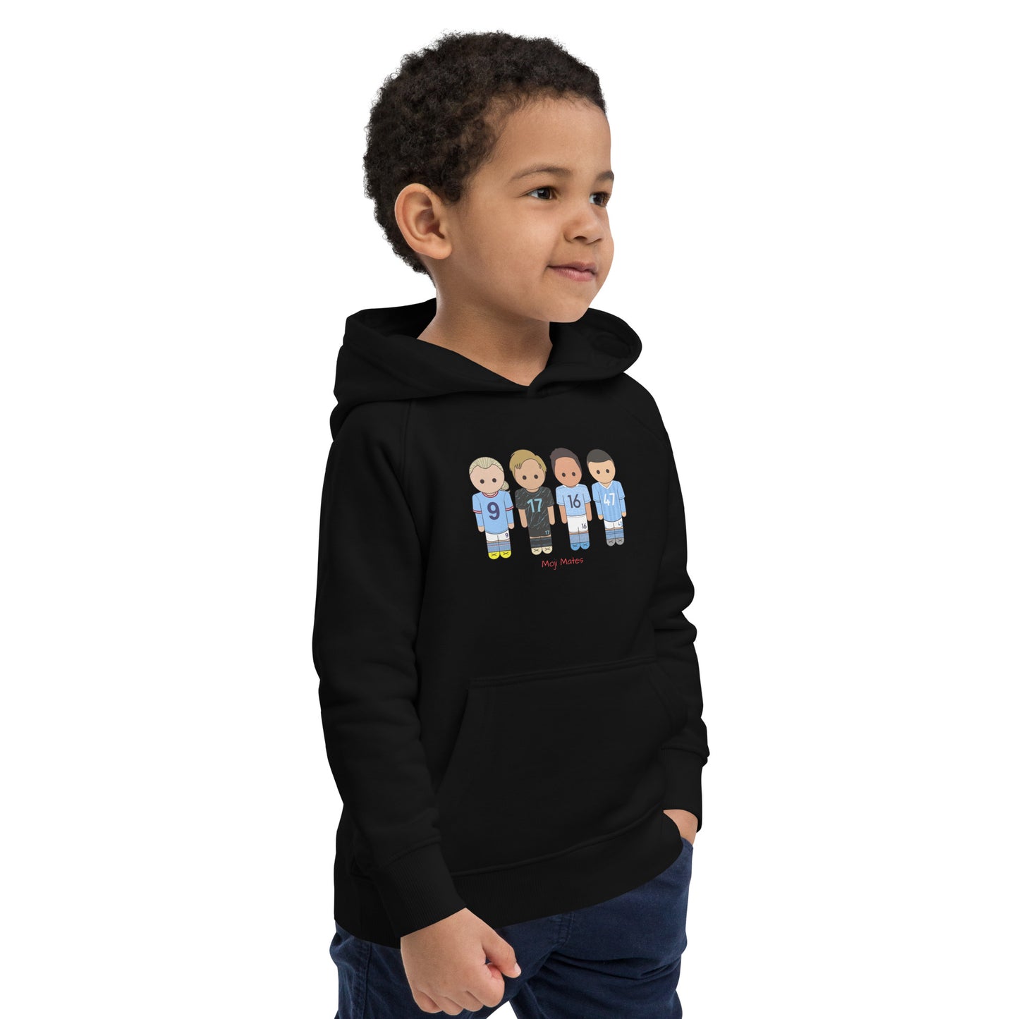Manchester City Haaland-Foden-De Bruyne-Rodri Kids eco hoodie