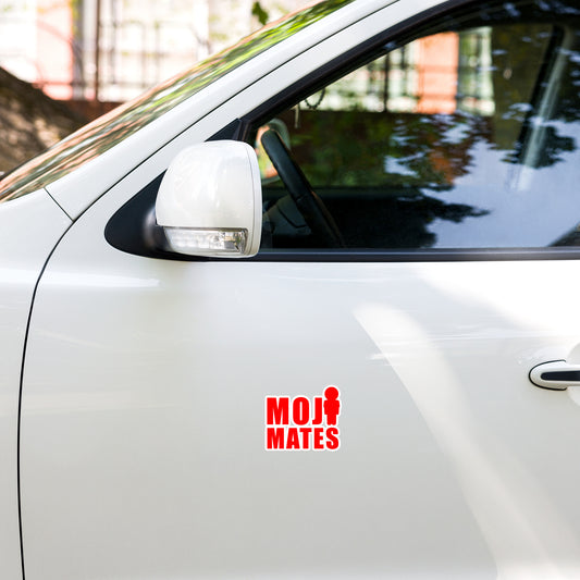 Moji Mates Logo Bubble-free stickers