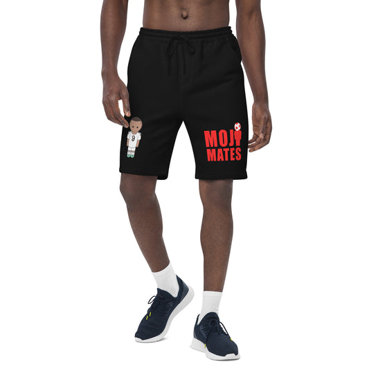 mbappe-white-mens-fleece-shorts