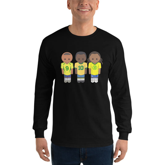 R9-Pele-Ronaldihno Men’s Long Sleeve Shirt