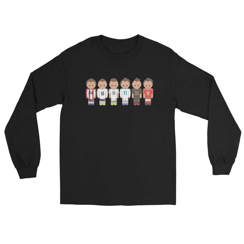 Gareth Bale Lineup Men’s Long Sleeve Shirt