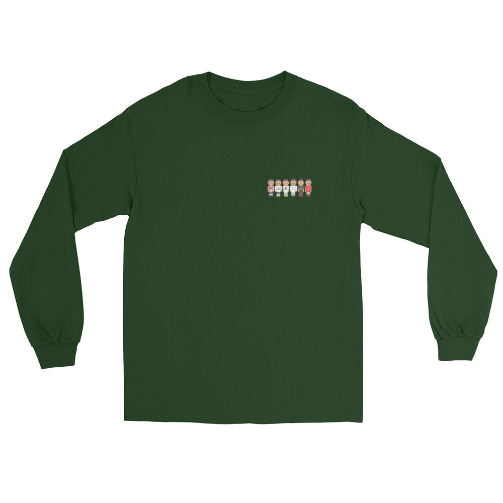 GB Career Lineup Left Chest Men’s Long Sleeve Shirt