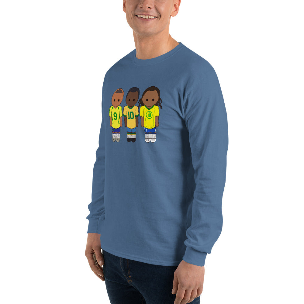 R9-Pele-Ronaldihno Men’s Long Sleeve Shirt