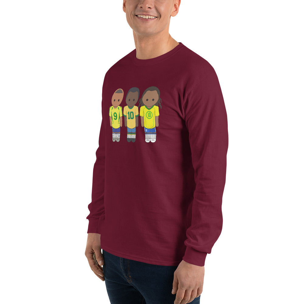 R9-Pele-Ronaldihno Men’s Long Sleeve Shirt