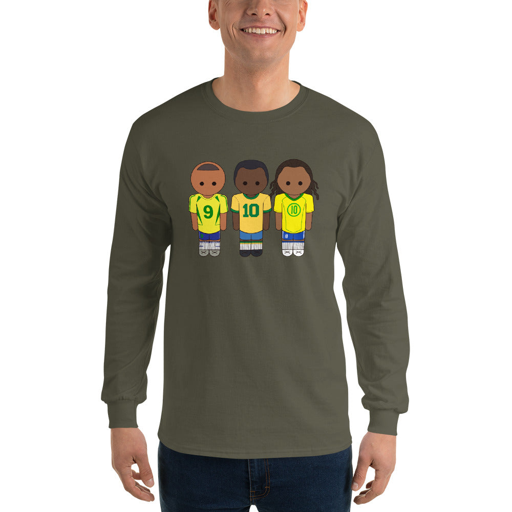 R9-Pele-Ronaldihno Men’s Long Sleeve Shirt