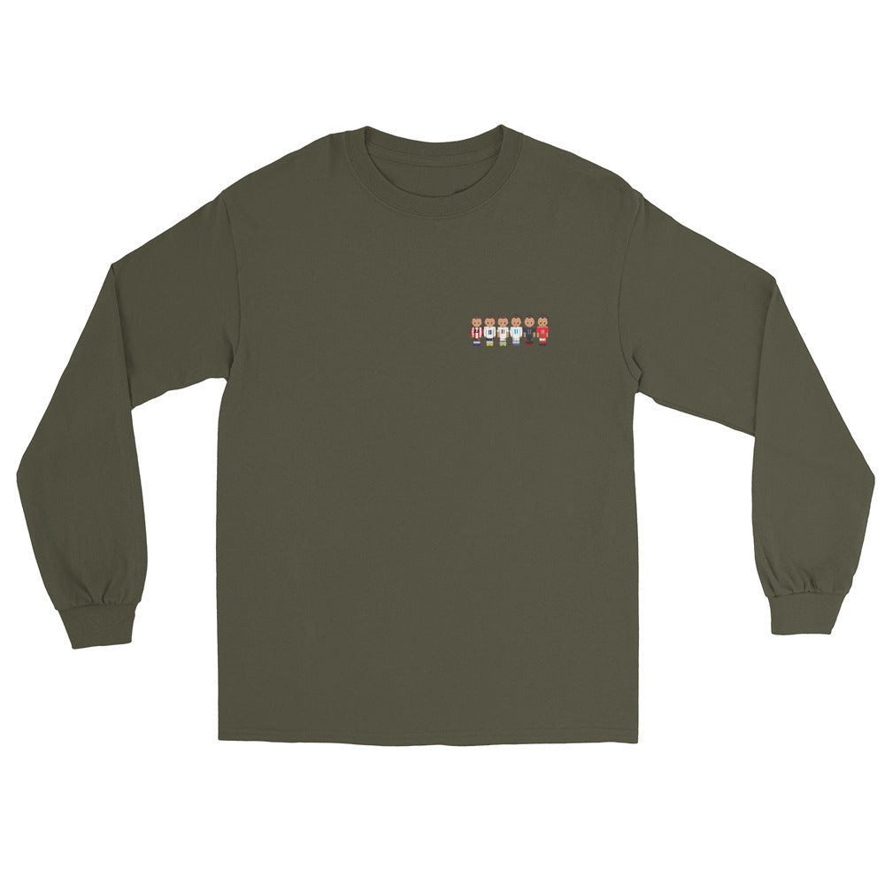 GB Career Lineup Left Chest Men’s Long Sleeve Shirt