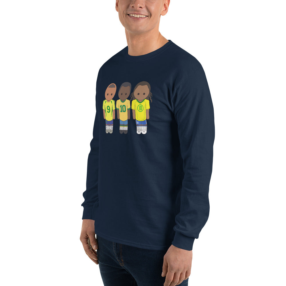 R9-Pele-Ronaldihno Men’s Long Sleeve Shirt