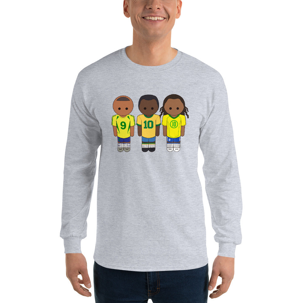 R9-Pele-Ronaldihno Men’s Long Sleeve Shirt