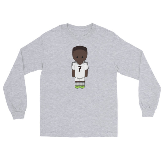 Vini White Men’s Long Sleeve Shirt