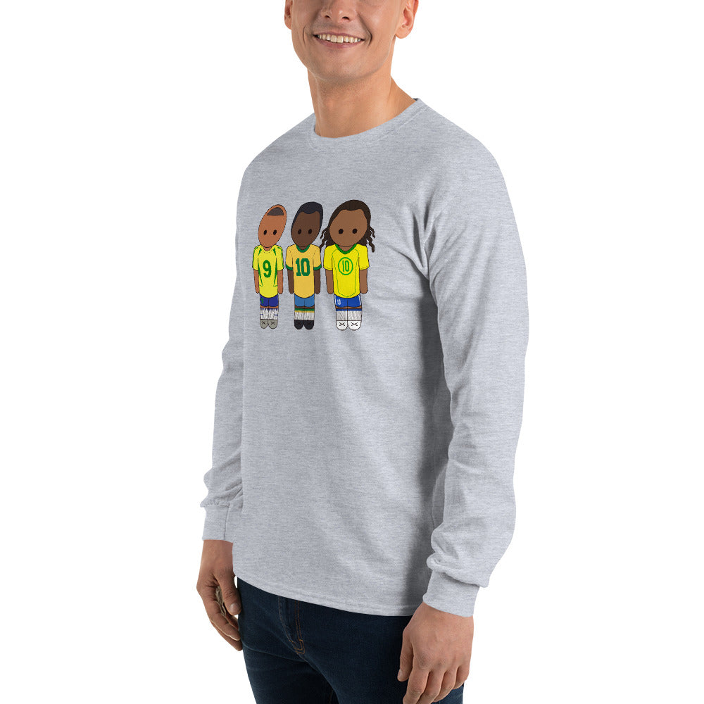 R9-Pele-Ronaldihno Men’s Long Sleeve Shirt