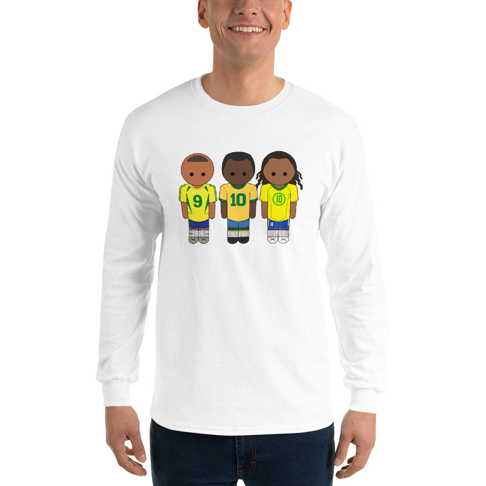 R9-Pele-Ronaldihno Men’s Long Sleeve Shirt
