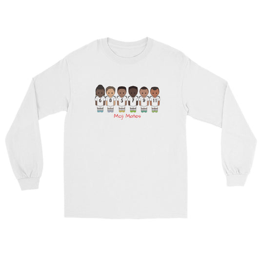 Real Madrid Vini-Camavinga-Fede-Jude-Rodrygo-Mbappe Men’s Long Sleeve Shirt