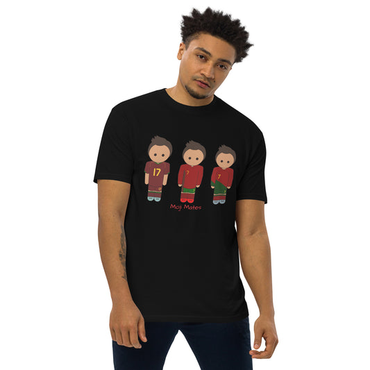 Ronaldo Portugal Home Kits Men’s premium heavyweight tee