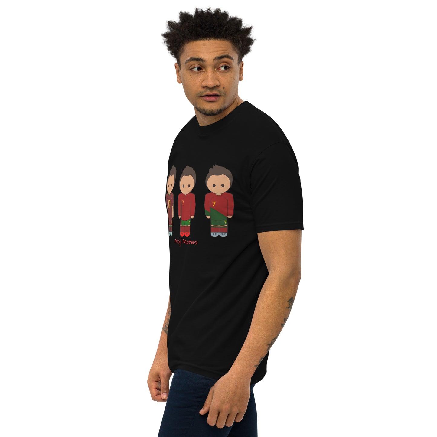 Ronaldo Portugal Home Kits Men’s premium heavyweight tee