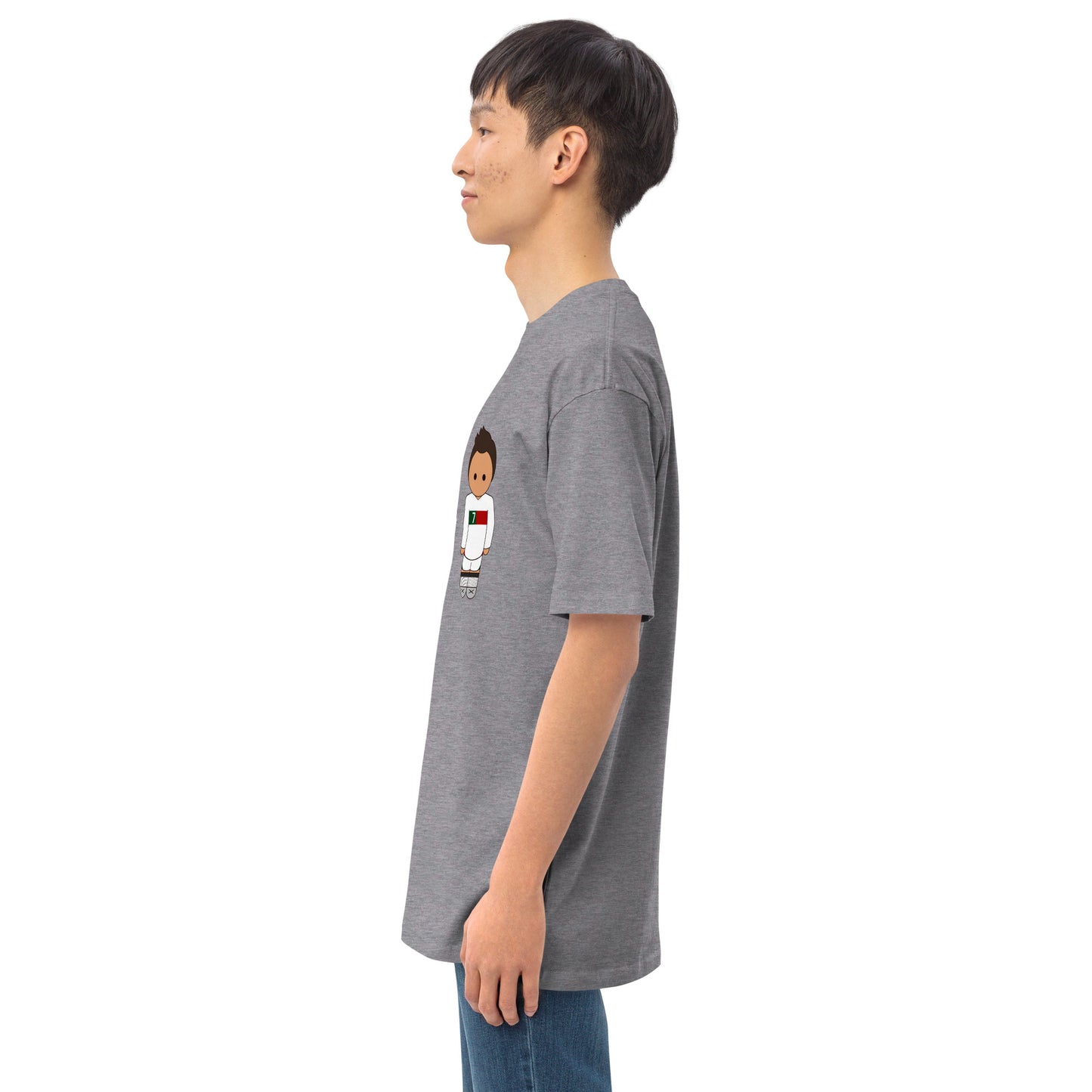 Ronaldo Portugal Away Kit Men’s premium heavyweight tee