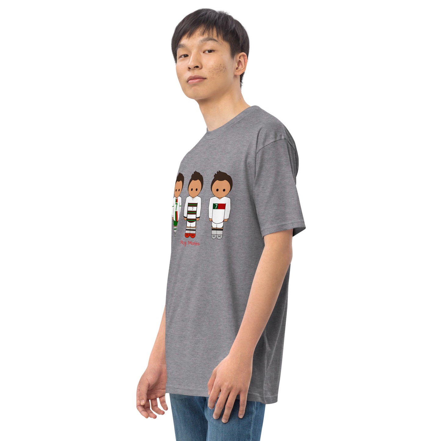 Ronaldo Portugal Away Kit Men’s premium heavyweight tee