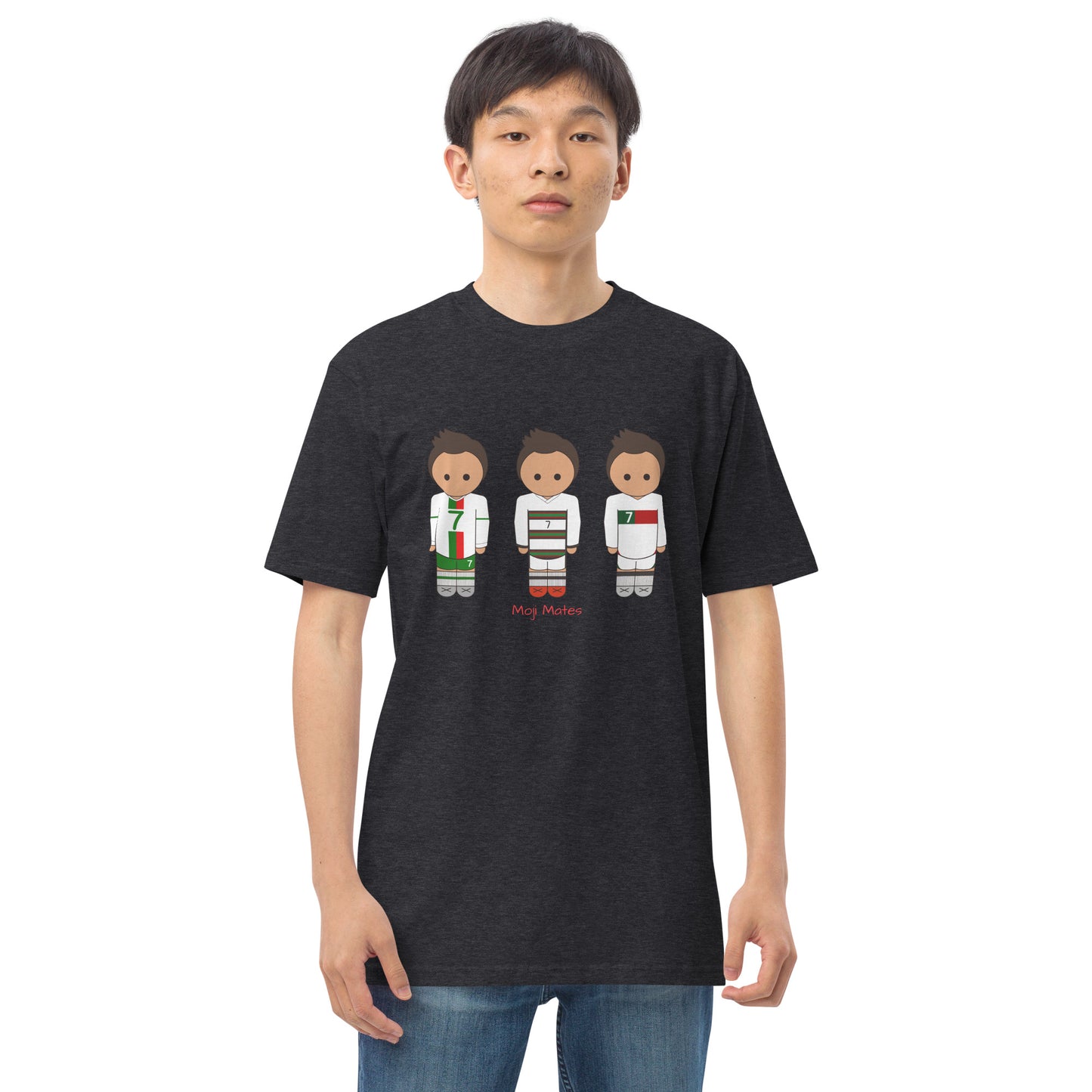 Ronaldo Portugal Away Kit Men’s premium heavyweight tee