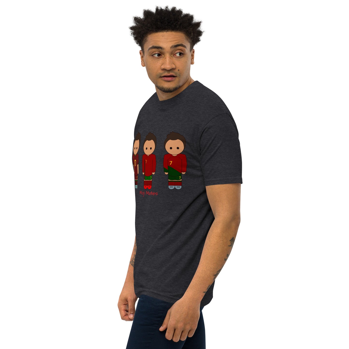 Ronaldo Portugal Home Kits Men’s premium heavyweight tee