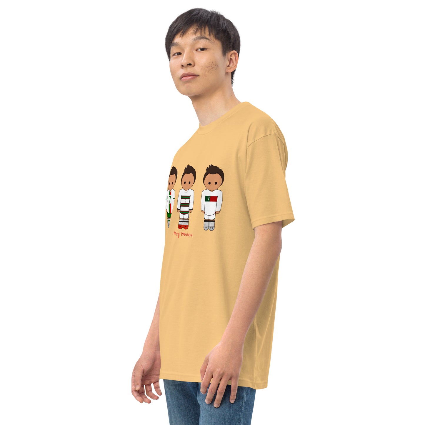 Ronaldo Portugal Away Kit Men’s premium heavyweight tee