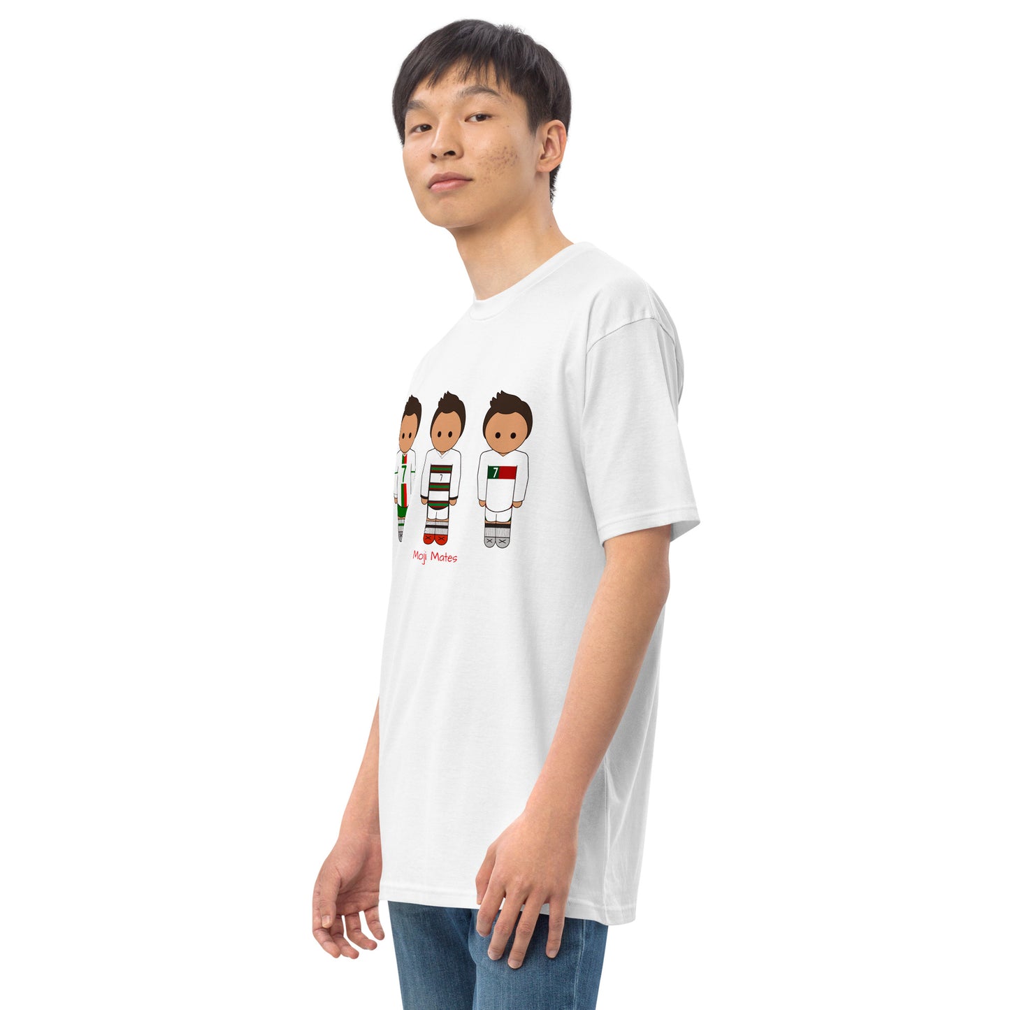 Ronaldo Portugal Away Kit Men’s premium heavyweight tee