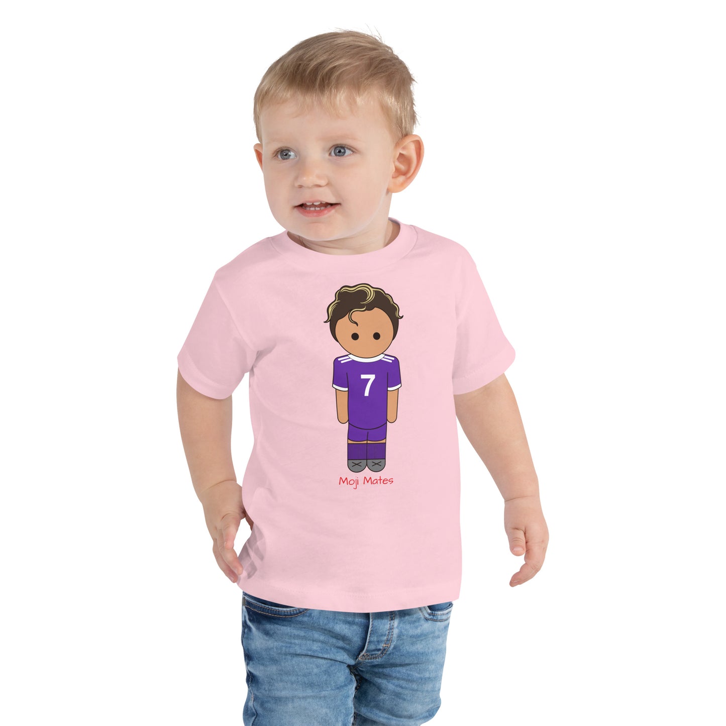 Ronaldo Noodle Hair Real Madrid Toddler Short Sleeve Tee