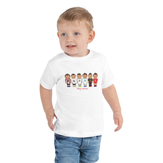 Gareth Bale Lineup Toddler Short Sleeve Tee