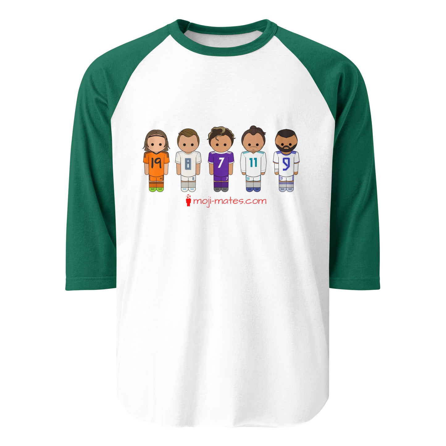 RM 3/4 Sleeve Raglan Shirt