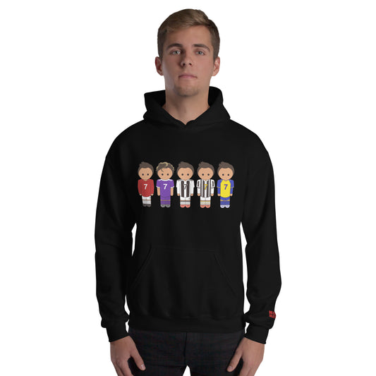Ronaldo United-Real Madrid-Juventus-Al Nassr Unisex Hoodie