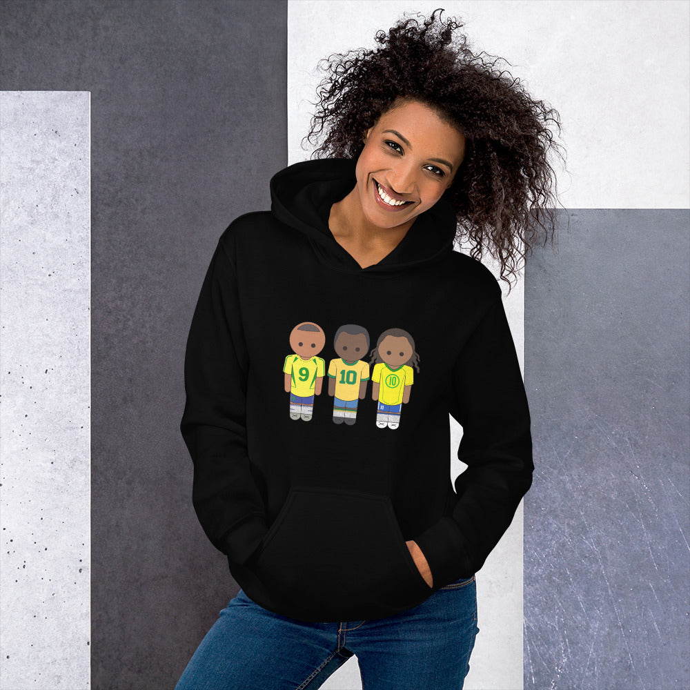 R9-Pele-Ronaldihno Unisex Hoodie
