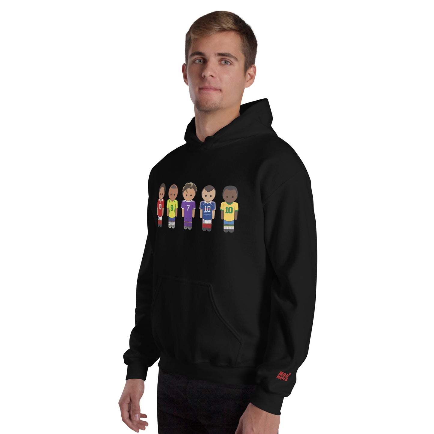Legends of the Game Eusebio Ronaldo Pele R9 Zidane Unisex Hoodie