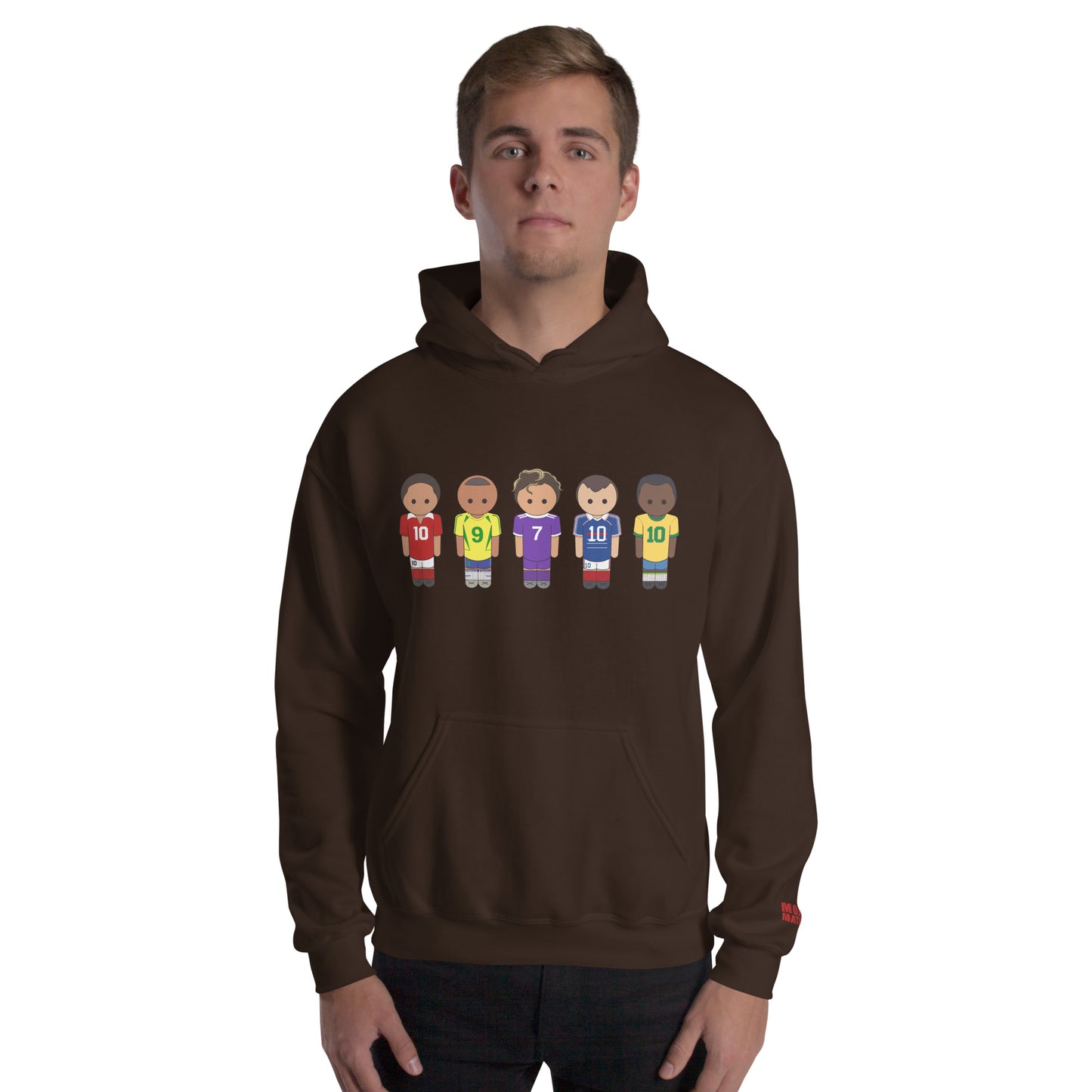 Legends of the Game Eusebio Ronaldo Pele R9 Zidane Unisex Hoodie