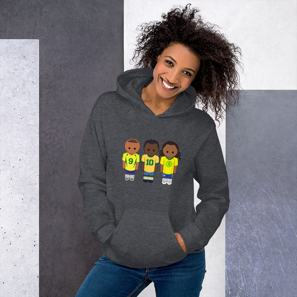 R9-Pele-Ronaldihno Unisex Hoodie