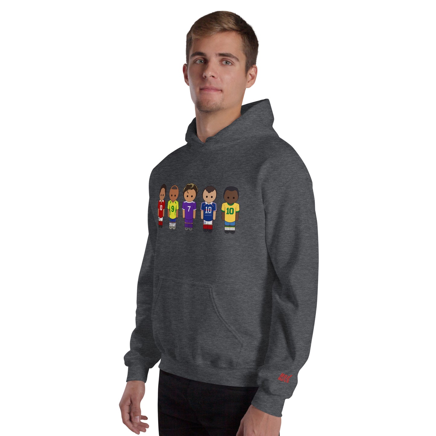 Legends of the Game Eusebio Ronaldo Pele R9 Zidane Unisex Hoodie