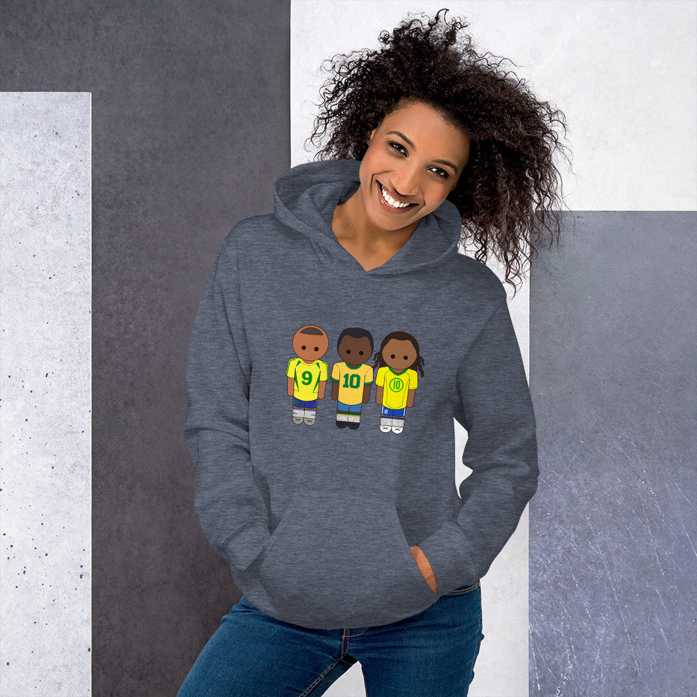 R9-Pele-Ronaldihno Unisex Hoodie