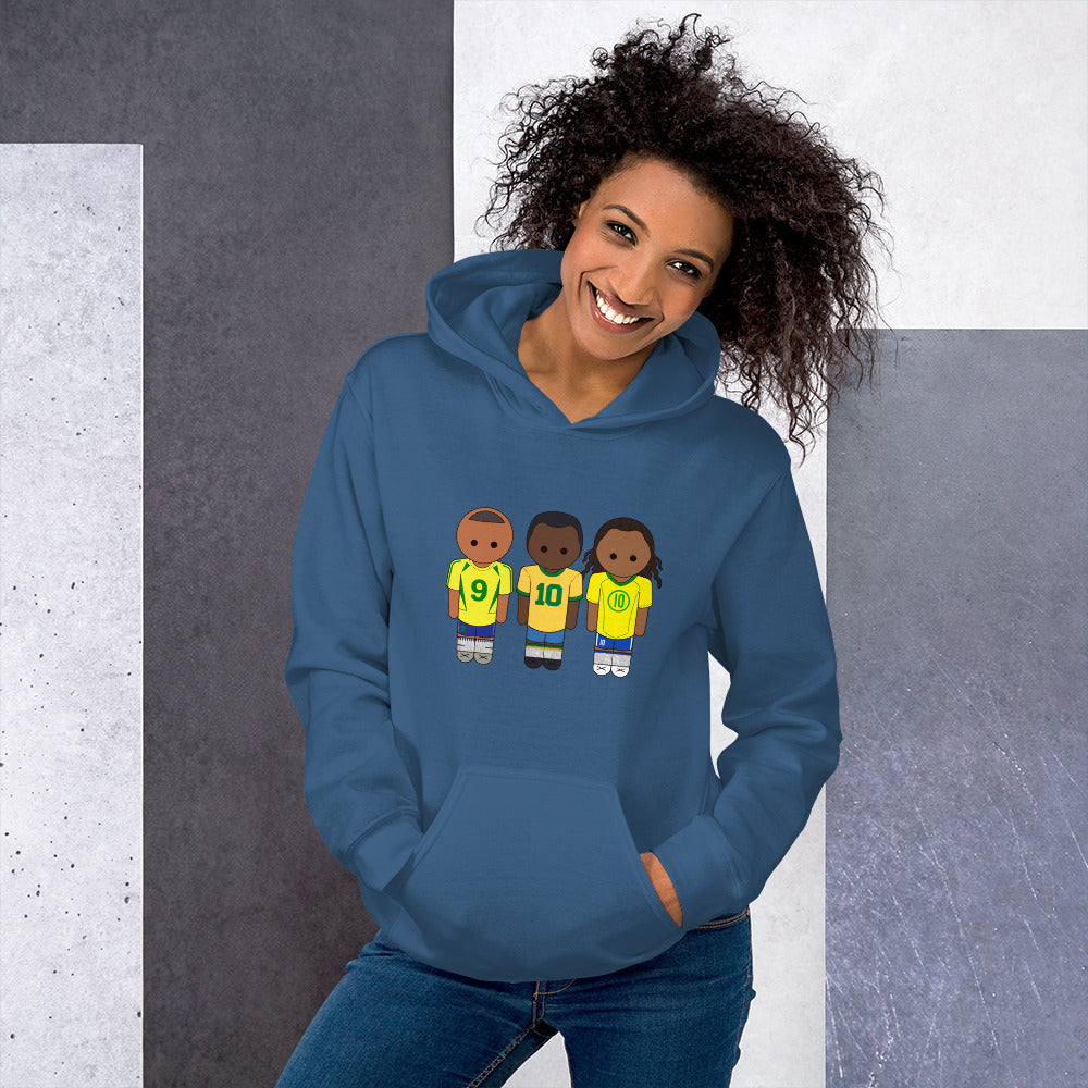 R9-Pele-Ronaldihno Unisex Hoodie