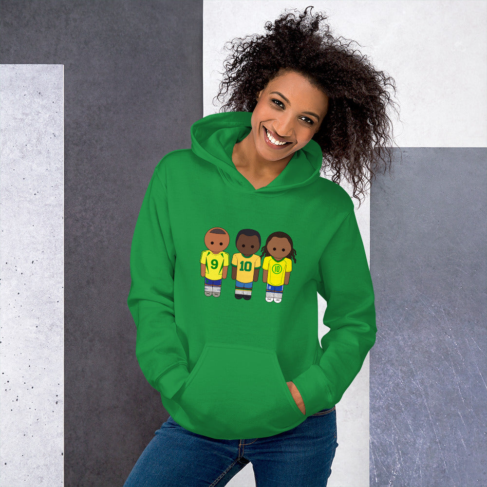 R9-Pele-Ronaldihno Unisex Hoodie