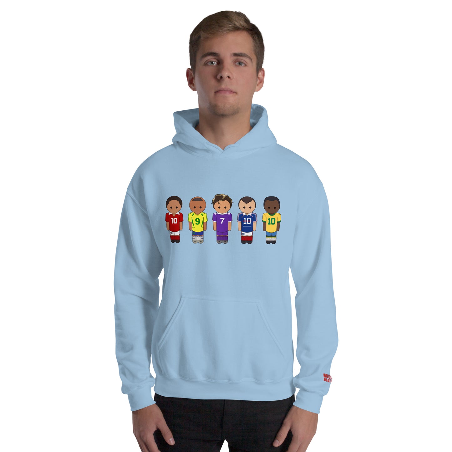 Legends of the Game Eusebio Ronaldo Pele R9 Zidane Unisex Hoodie