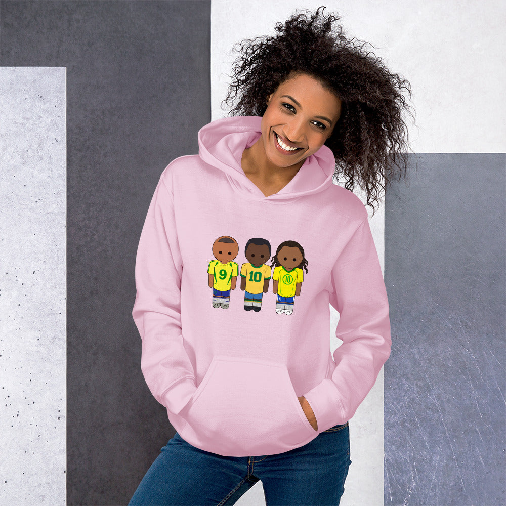 R9-Pele-Ronaldihno Unisex Hoodie