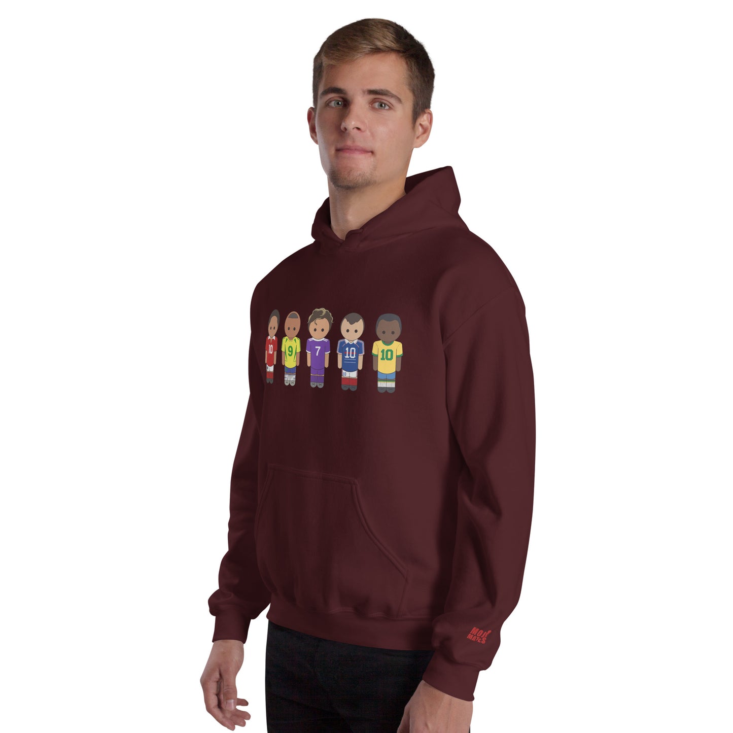 Legends of the Game Eusebio Ronaldo Pele R9 Zidane Unisex Hoodie
