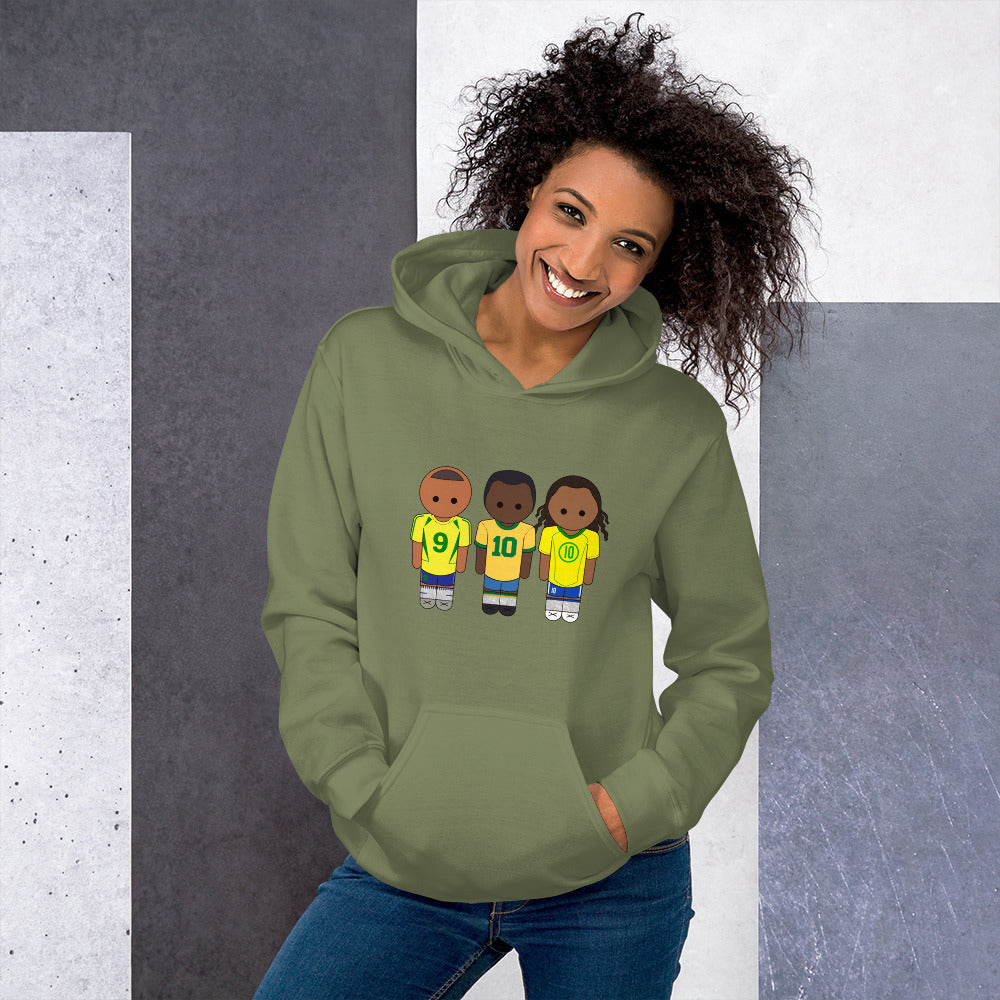 R9-Pele-Ronaldihno Unisex Hoodie