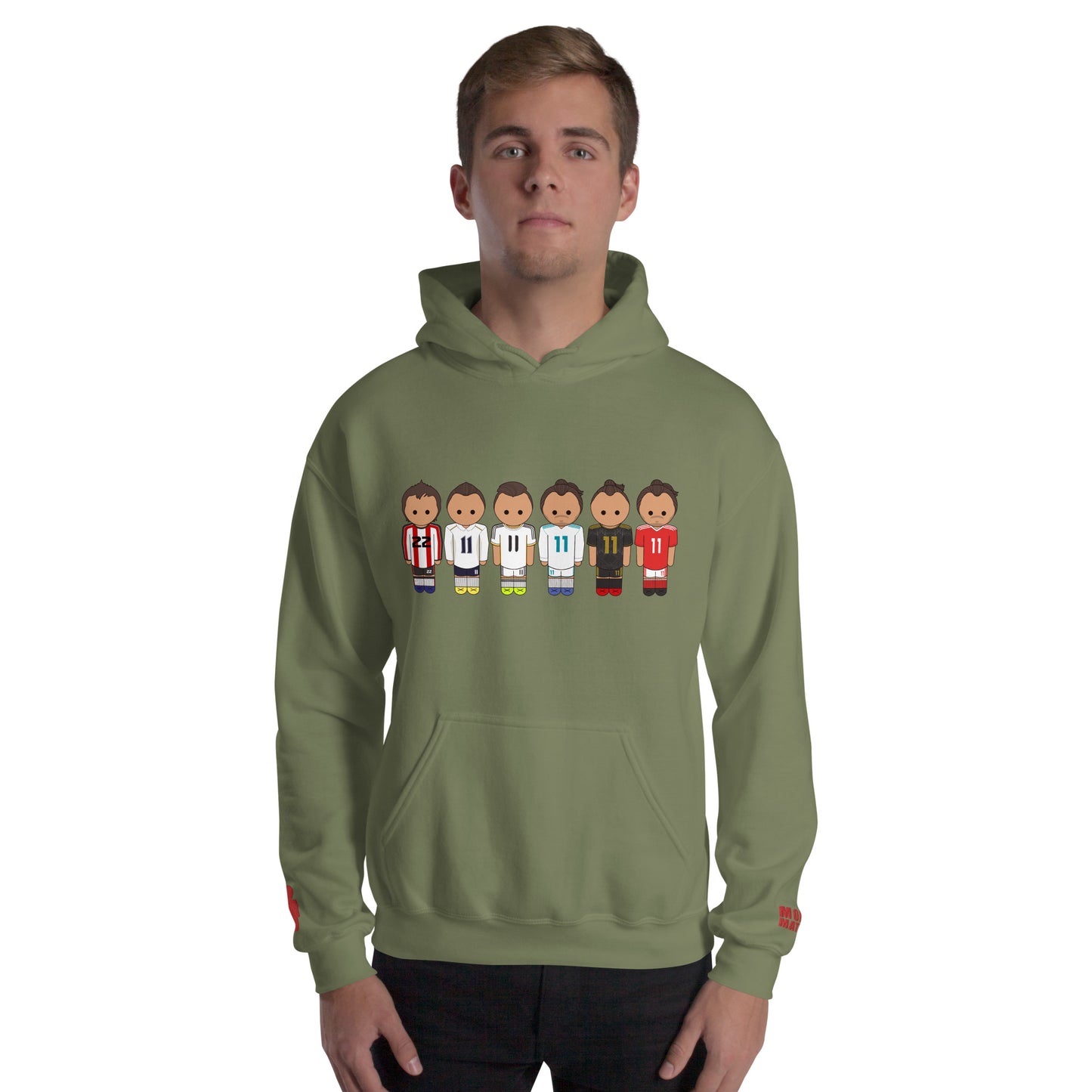 Gareth Bale Lineup Unisex Hoodie