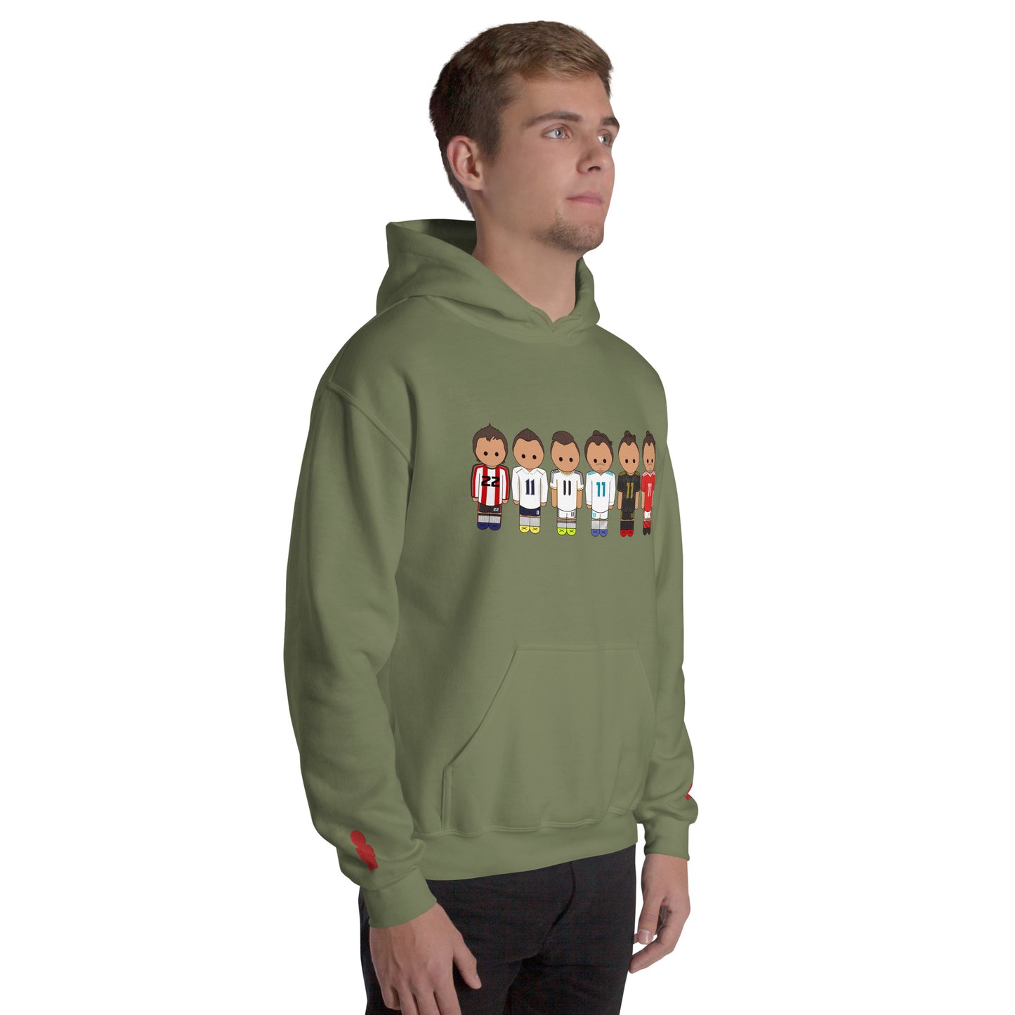 Gareth Bale Lineup Unisex Hoodie
