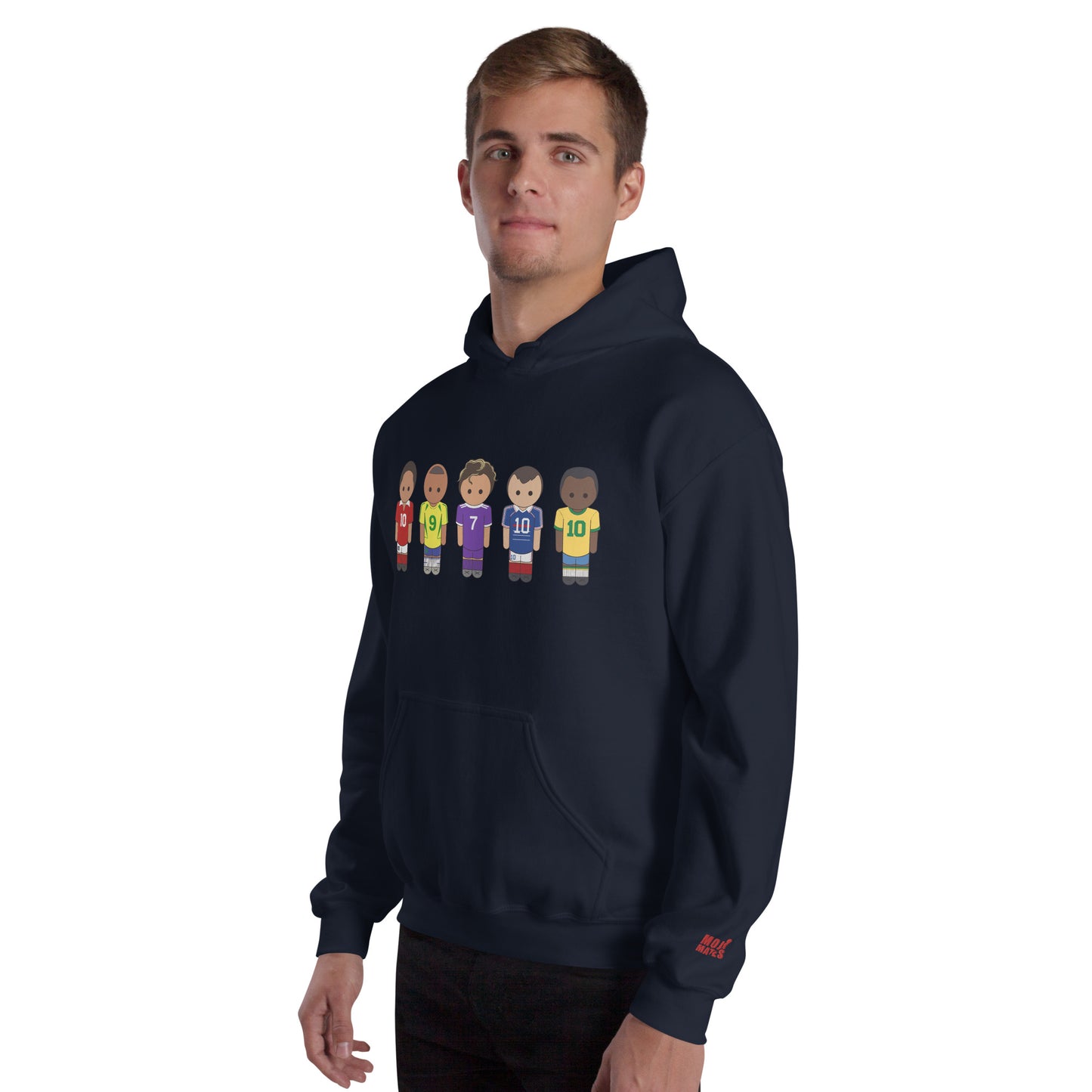 Legends of the Game Eusebio Ronaldo Pele R9 Zidane Unisex Hoodie