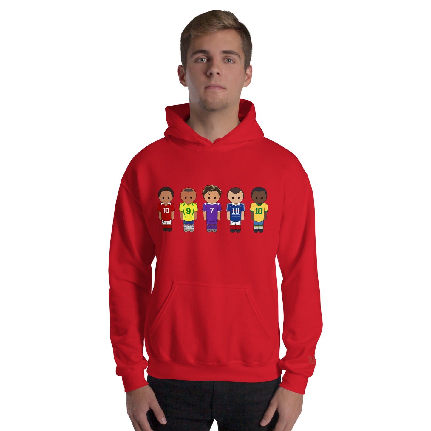 Legends of the Game Eusebio Ronaldo Pele R9 Zidane Unisex Hoodie