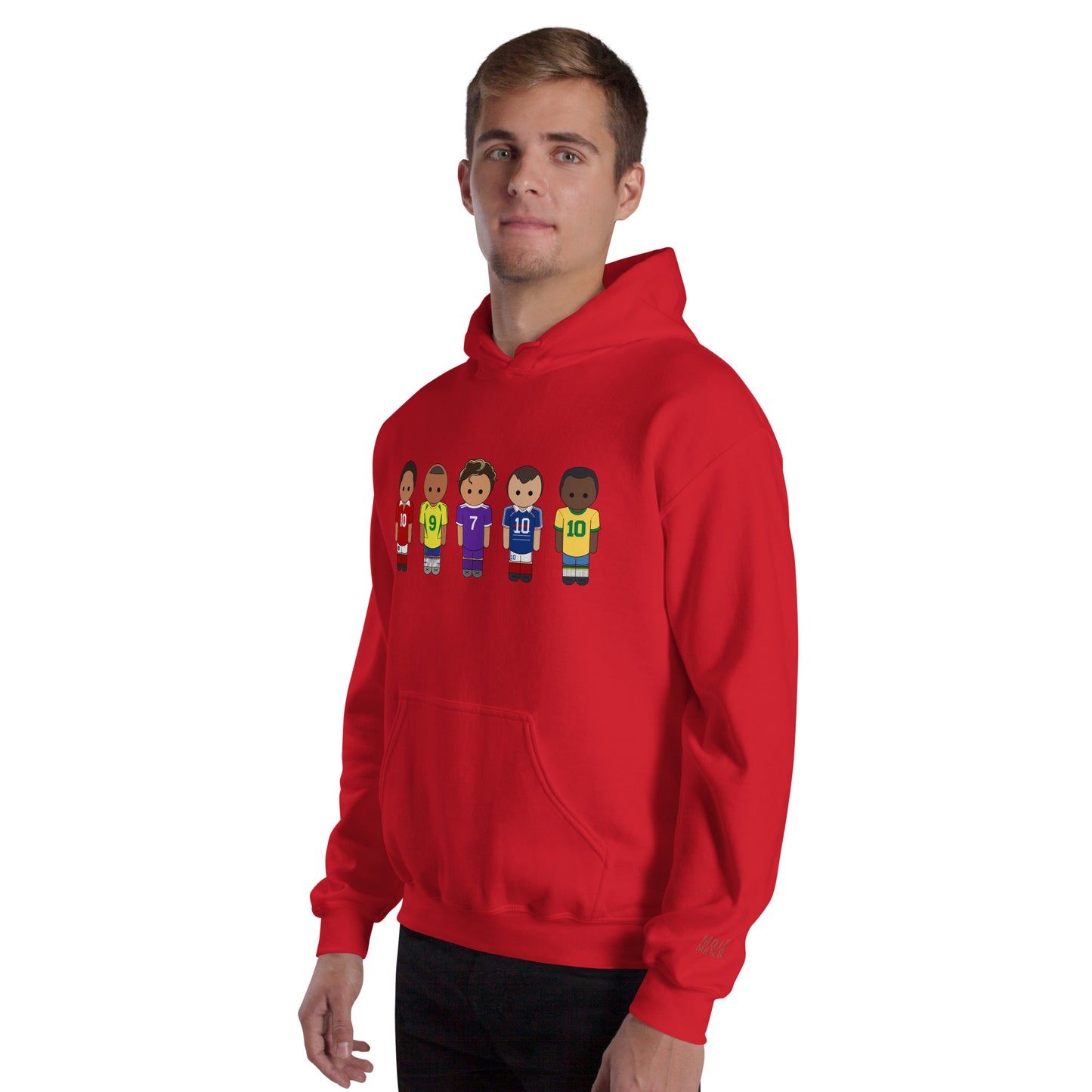 Legends of the Game Eusebio Ronaldo Pele R9 Zidane Unisex Hoodie