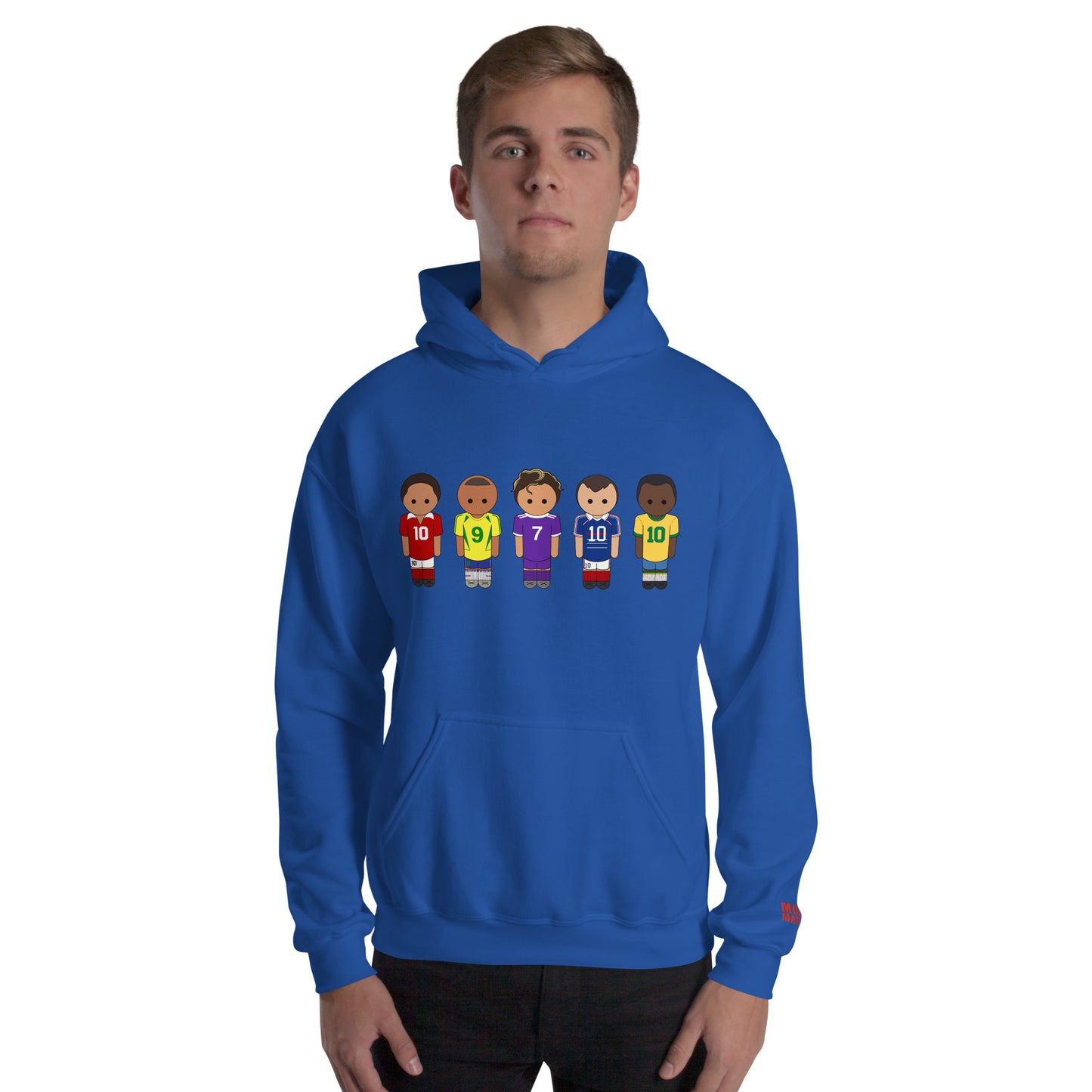 Legends of the Game Eusebio Ronaldo Pele R9 Zidane Unisex Hoodie