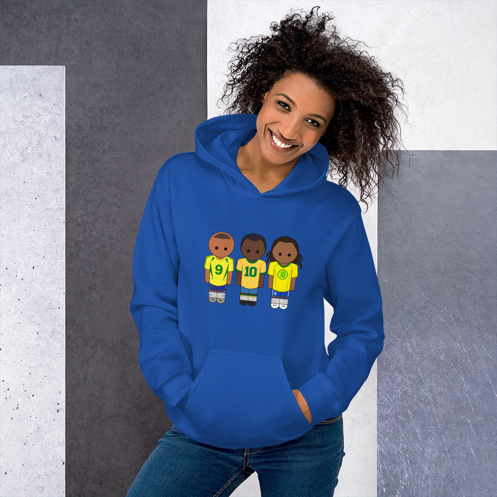 R9-Pele-Ronaldihno Unisex Hoodie