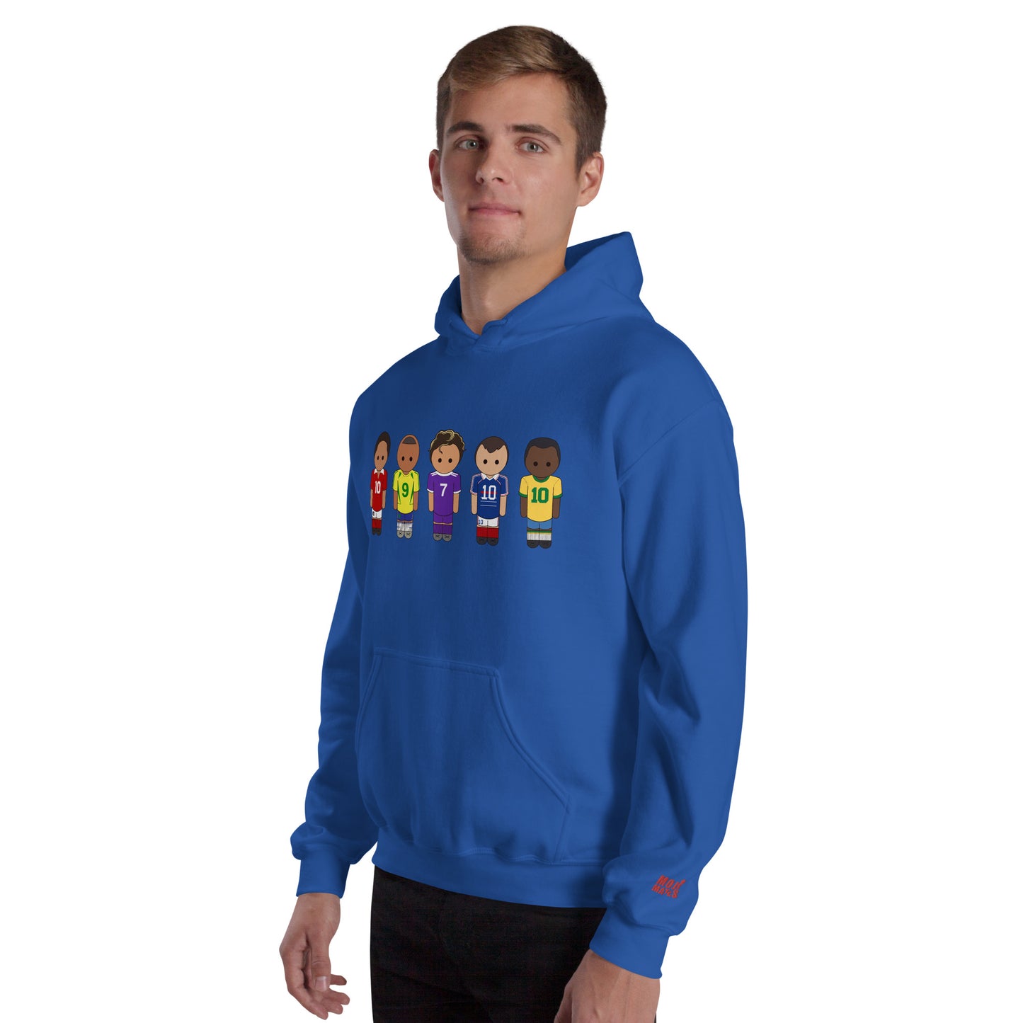 Legends of the Game Eusebio Ronaldo Pele R9 Zidane Unisex Hoodie