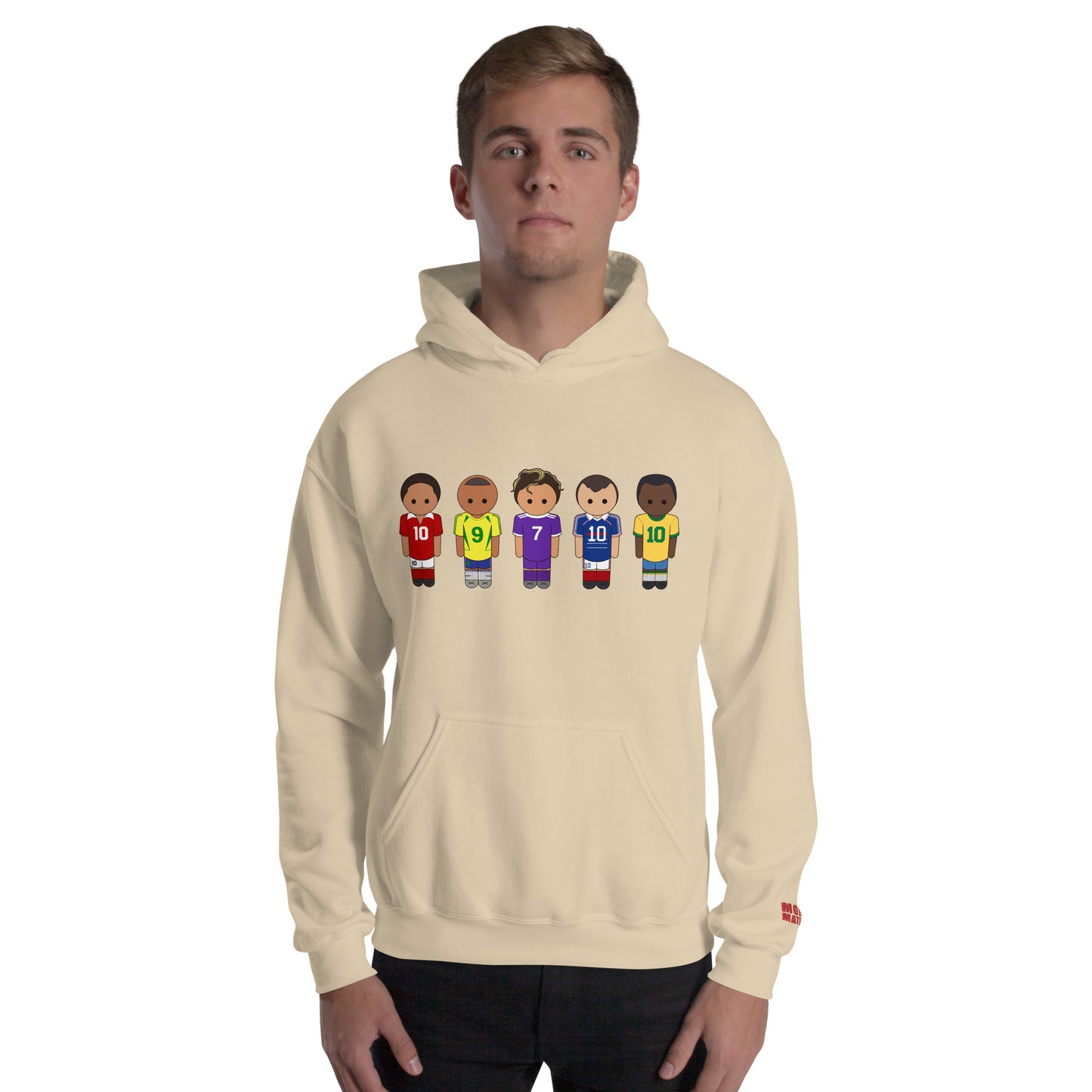 Legends of the Game Eusebio Ronaldo Pele R9 Zidane Unisex Hoodie