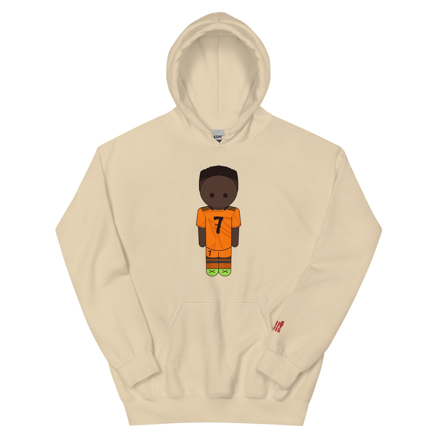 Vini Orange Unisex Hoodie